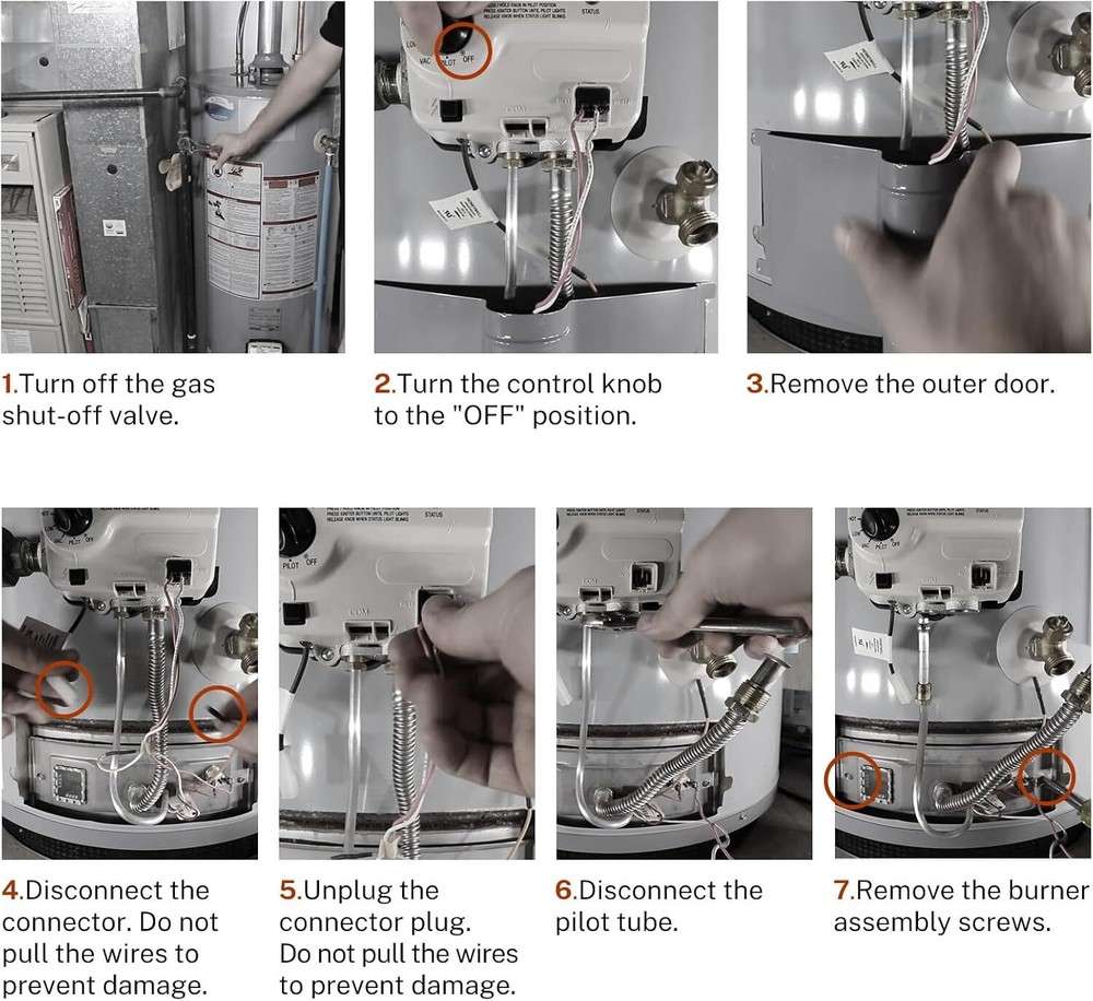 100112328 Gas Thermopile, 21"INCH, 750mV, For Water Heaters, Natural/Propane Gas