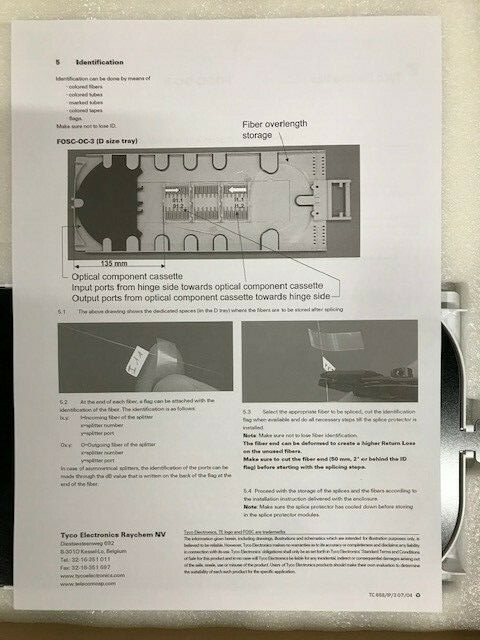 Tyco Electronics TE FOSC-OC-3D8D231ANN-U21 New