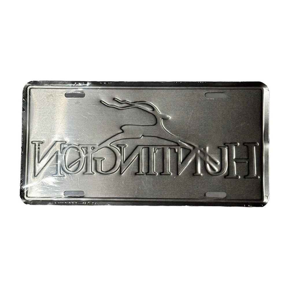 Huntington Metal License Plate SEALED