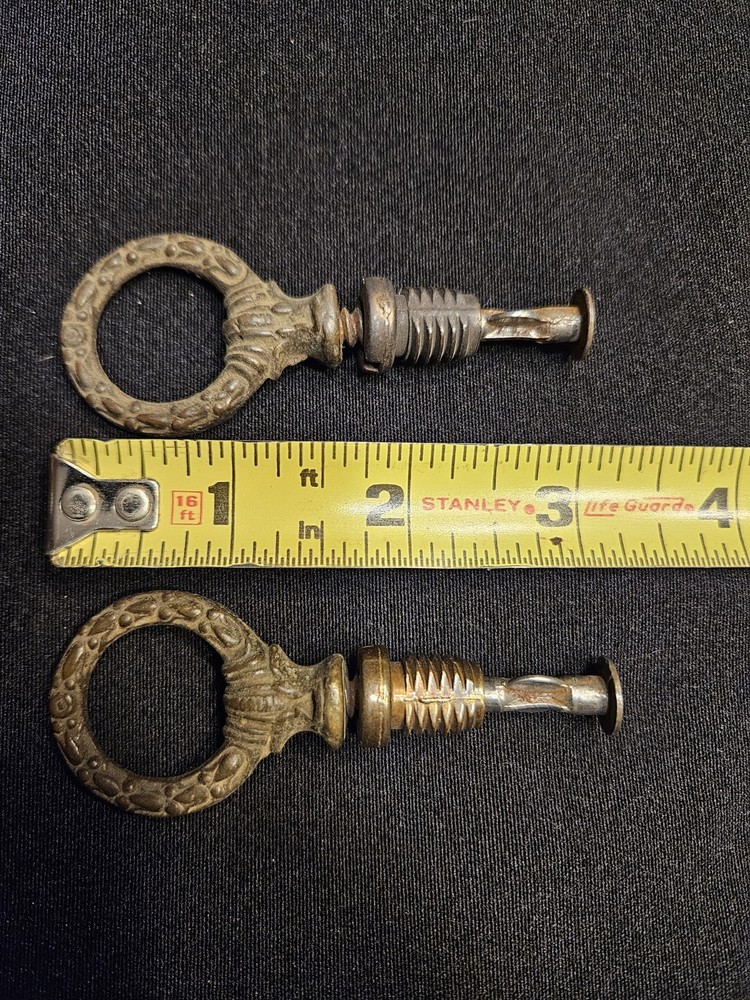 ANTIQUE CHEVAL MIRROR MOUNTING HINGES