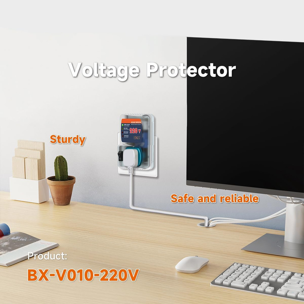 20A Heavy-Duty Surge Protector & Voltage Regulator for Refrigerators