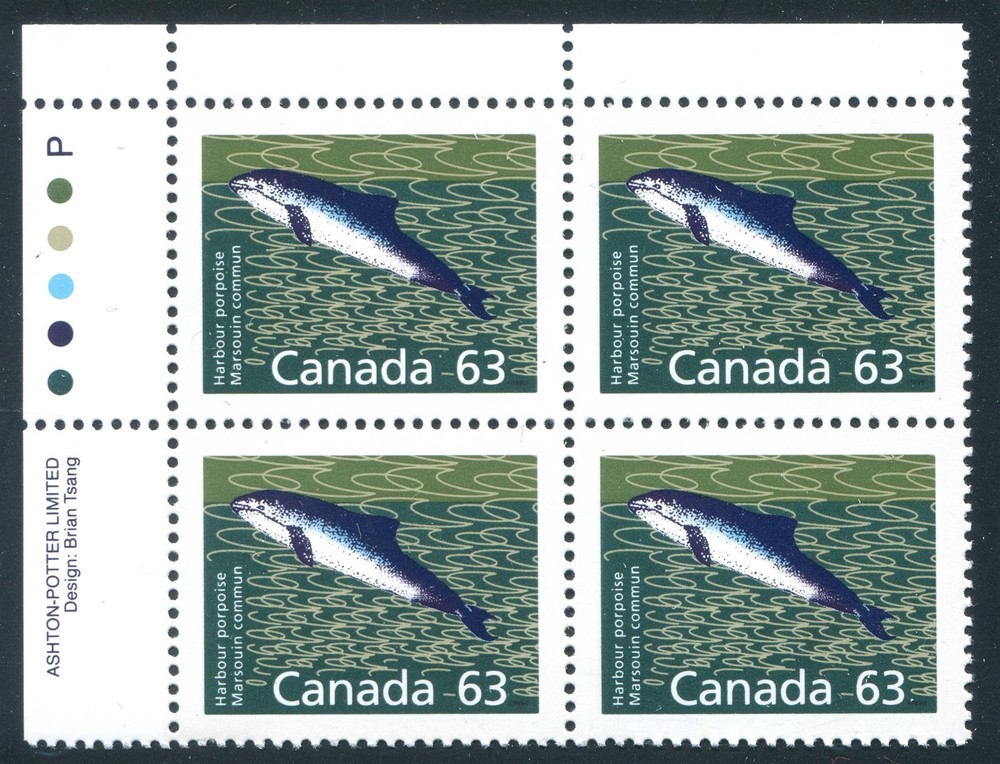 Canada #1176a Mint Inscription Block