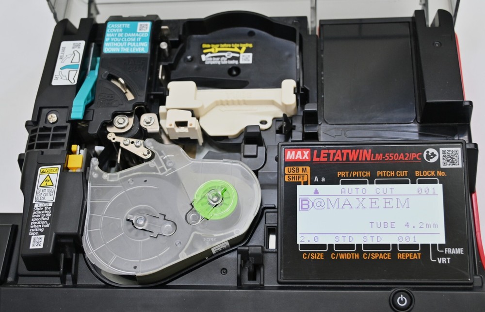 MAX Letatwin LM-550A2/PC Cable Tube Label Printer