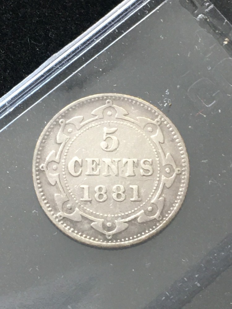 1881 CCCS Graded Newfoundland 20 Cent, **VF-20 Scratch**