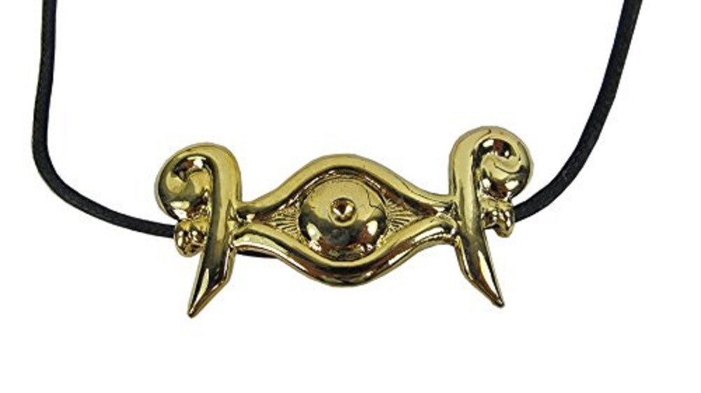 Yugioh Millenium Puzzle Ring Scale Rod Key Necklace Eye