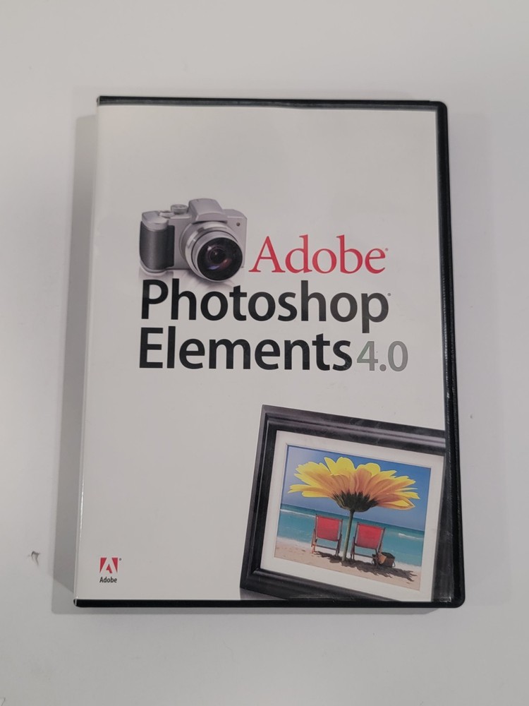 Adobe Photoshop Elements 4.0 User Guide Book & Software