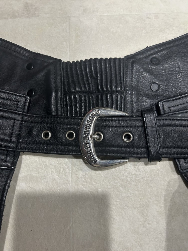 Harley Davidson Men's Leather Chaps Size S