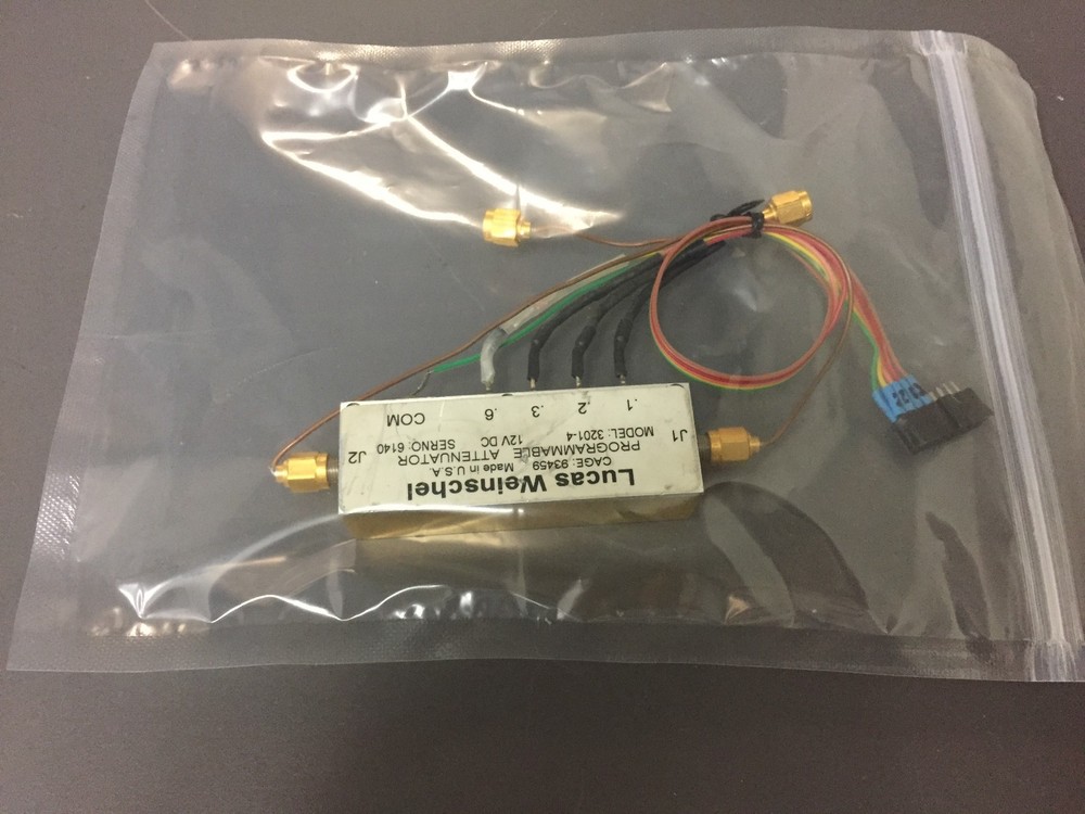 Lucas Weinschel 3201-4 Programmable Attenuator, 12V DC