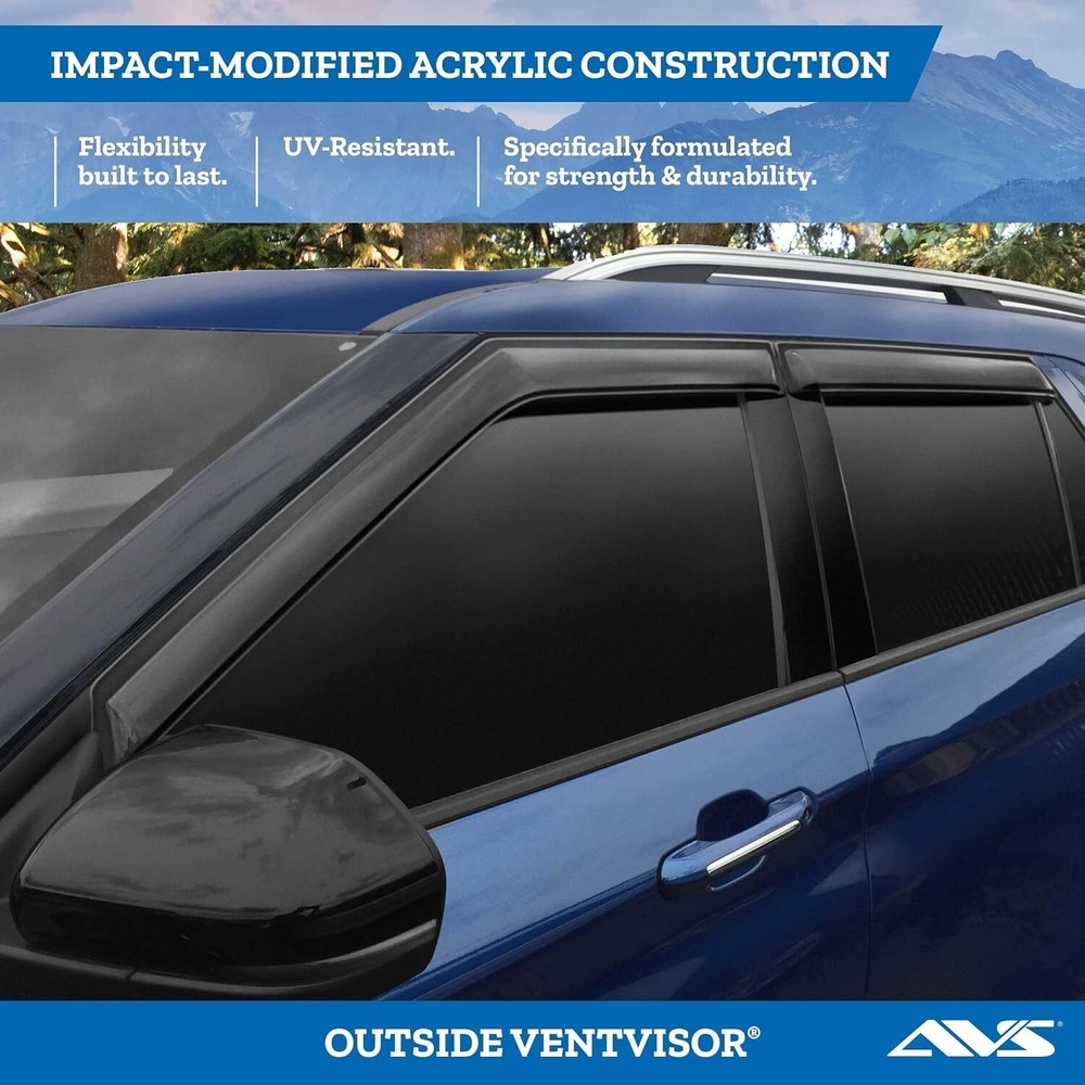 AVS Vent Visors Window Rain Guards For Dodge Ram 1500 Standard Cab 2002-2008