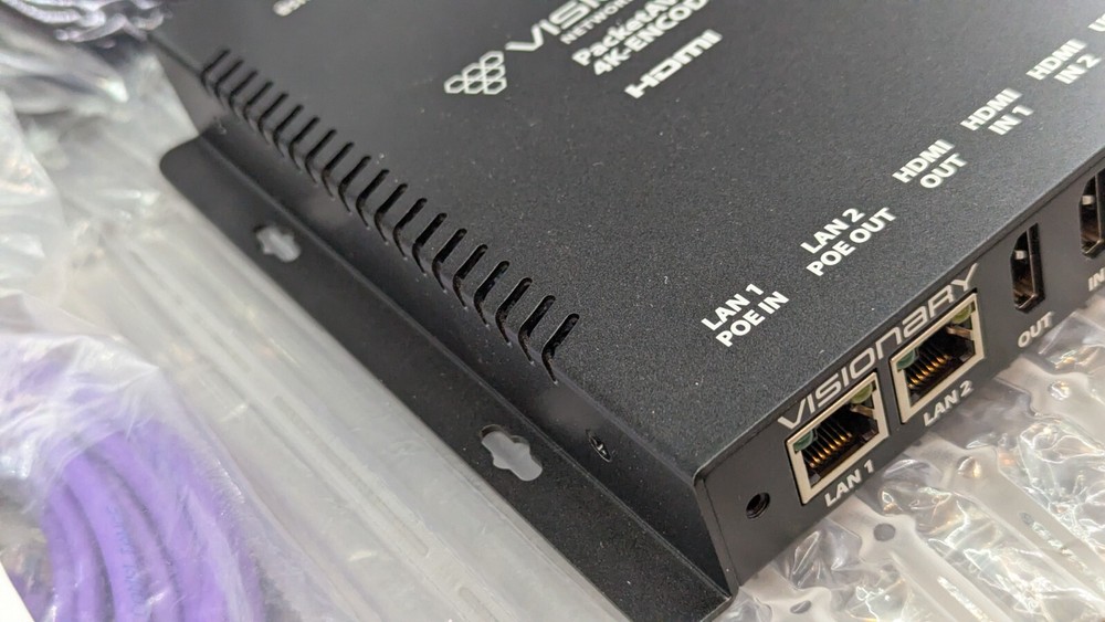 🔥New🔥 Visionary Solutions Network Audio Video PacketAV 4K-Encoder (DuetE-2)