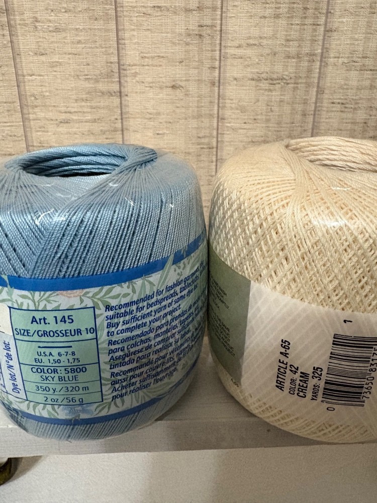 16 Spools of Variety Crochet Thread