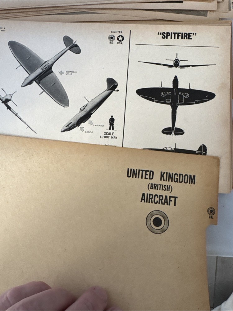 WWII Navy Dept Aircraft Recognition Training Document