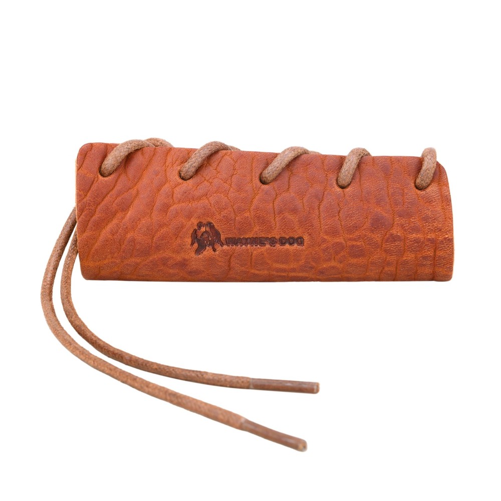 Brown Leather Double Bit Axe Guard Collar Camping Axe Handle Protector