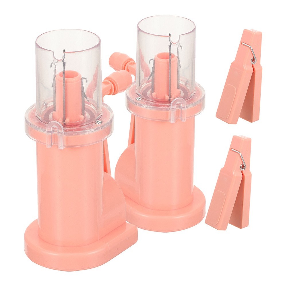 2 Set Hand Spool Knitter Mini Weaving Machine Knitting Small Tools