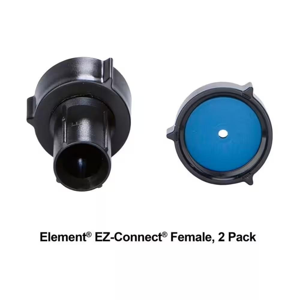 Ez-Connect Female Push-On Coupling 2-Pack