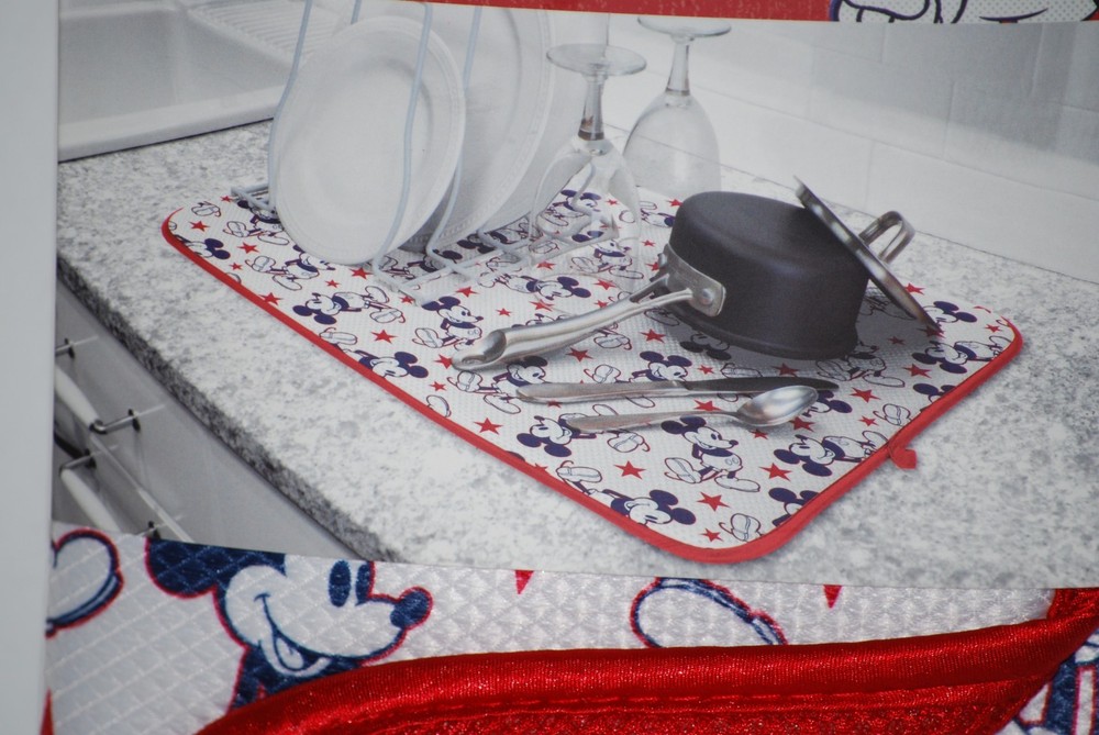 Disney Mickey Mouse Americana 2pk Dish Drying Mats
