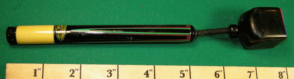 #9795  1-Ornate pool cue tip chalk holder