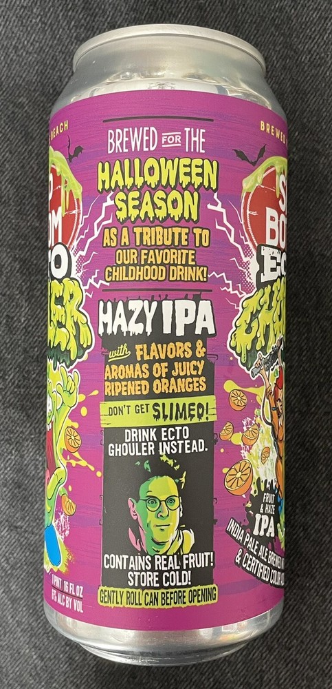 Ghostbusters Beer Can EMPTY Ship Bottom Brewery Ecto Ghouler 2024 Limited Ed