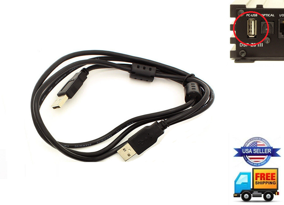 DSP Laptop Computer Connection Cable USB for Zapco ST-68X-DSP-III Processor Amp