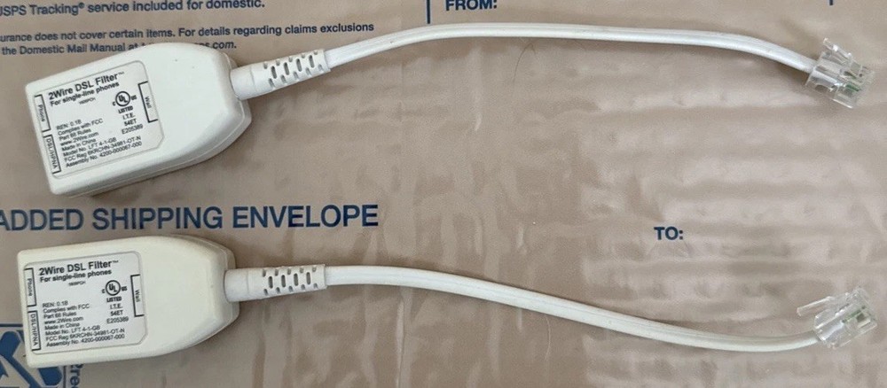 2Wire DSL Filter Model LFT 4-1 GB For Single Line Phones