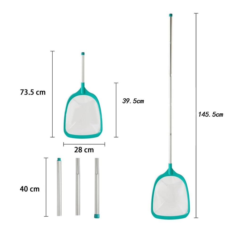 Swimming Pool Skimmer Leaf Net Set Pool Clean Supplies for