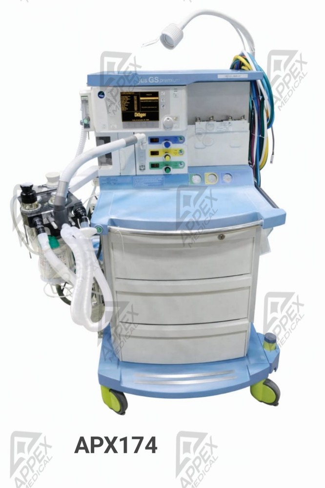 Drager Fabious GS Premium Anesthesia Machine "3.37B Software Version" (APX174)