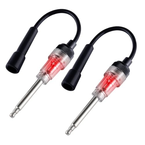 SINGAROPCS Inline Spark Plug Tester, Plug-in Engine Ignition Tester, Car 2