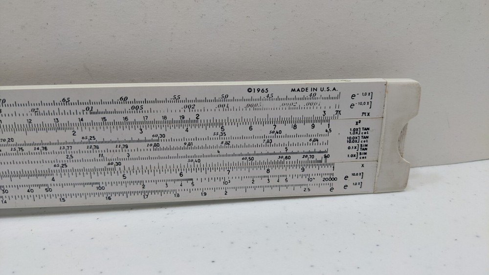 1965 Sterling No. 594 Decimal Trig Multi-log Slide BTBS