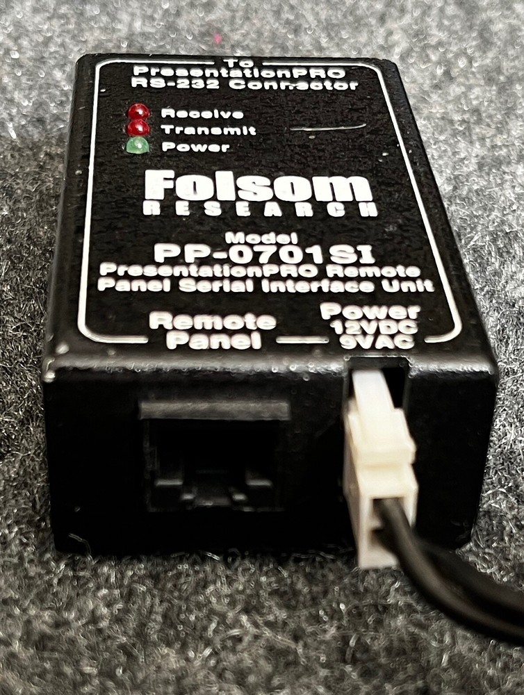 Folsom Research Presentation Pro PS2001 AV Network Switch with Remote Controller