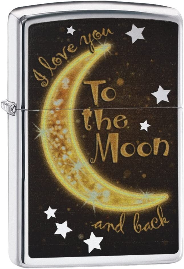 Zippo Golden Moon High Polish Chrome 29059