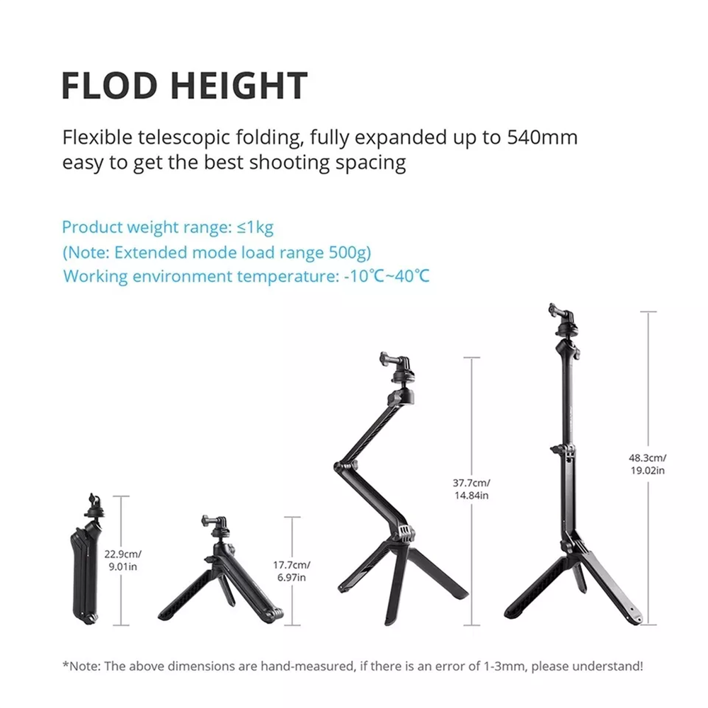 360° Rotation CapLock MantisPod Z Tripod for LINK2 Insta360 Universal