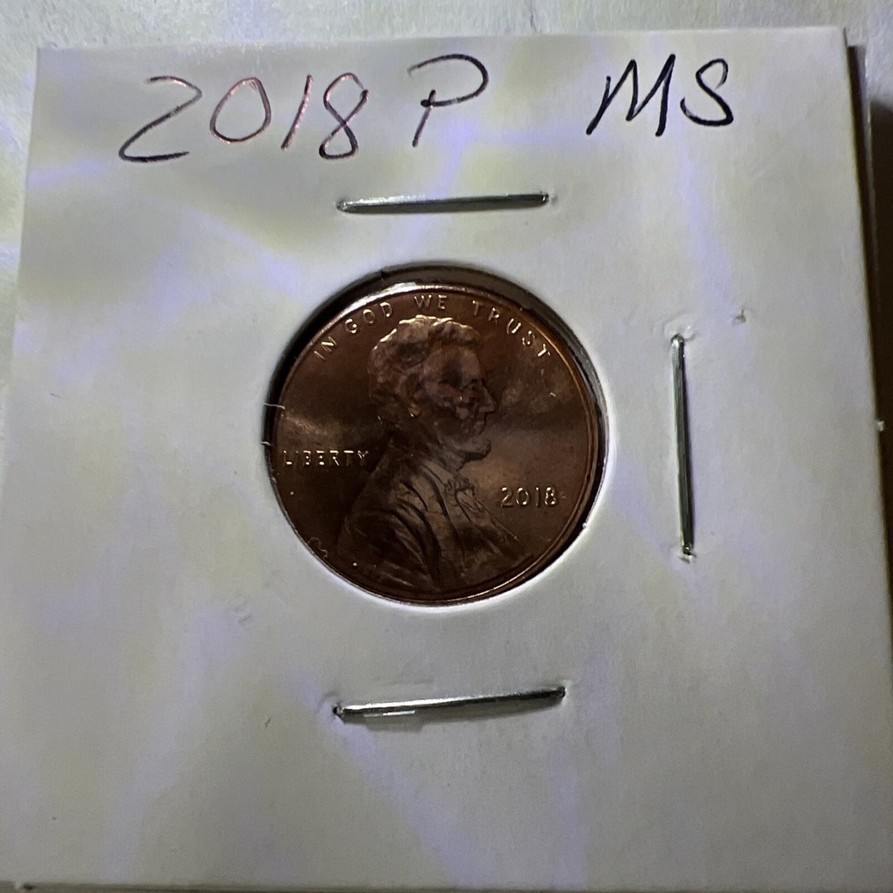 2018 P lincoln shield cent MS Shape.