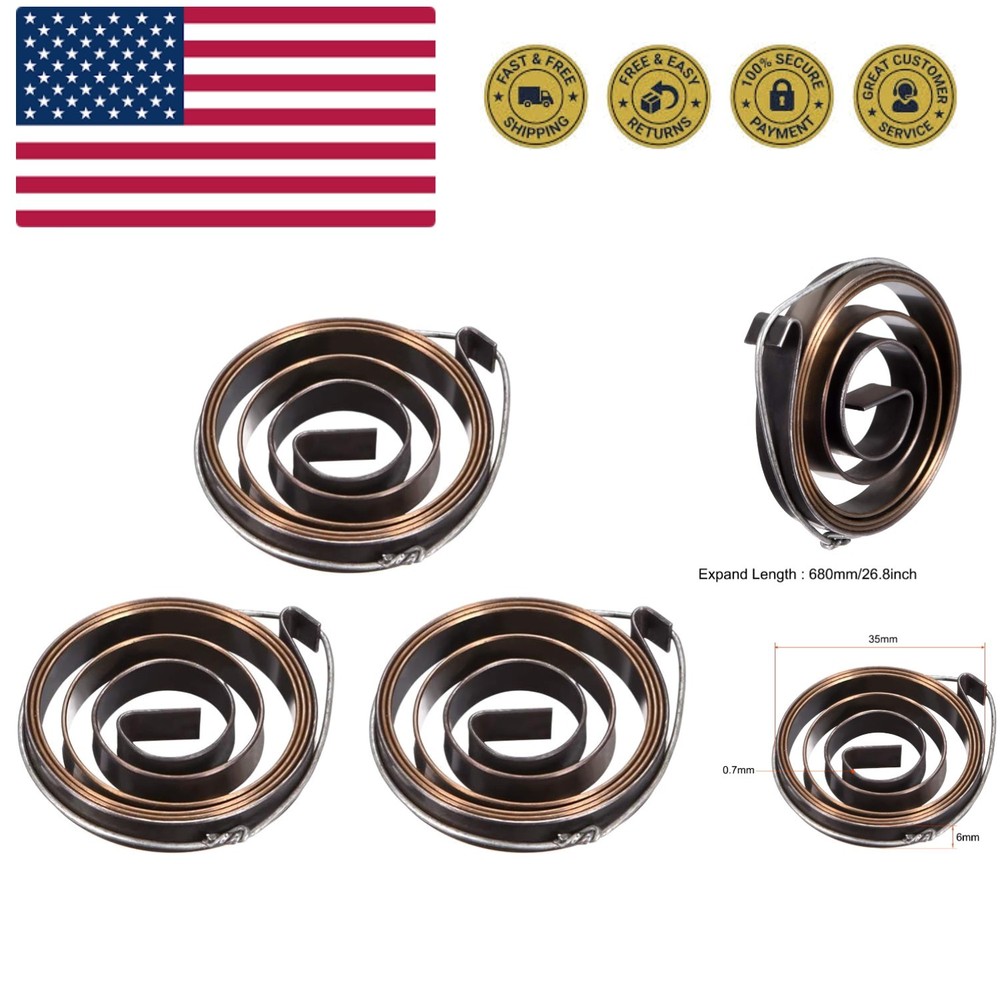 Drill Press Return Spring, Quill Spring Feed Return Coil Spring Assembly, 2.2...