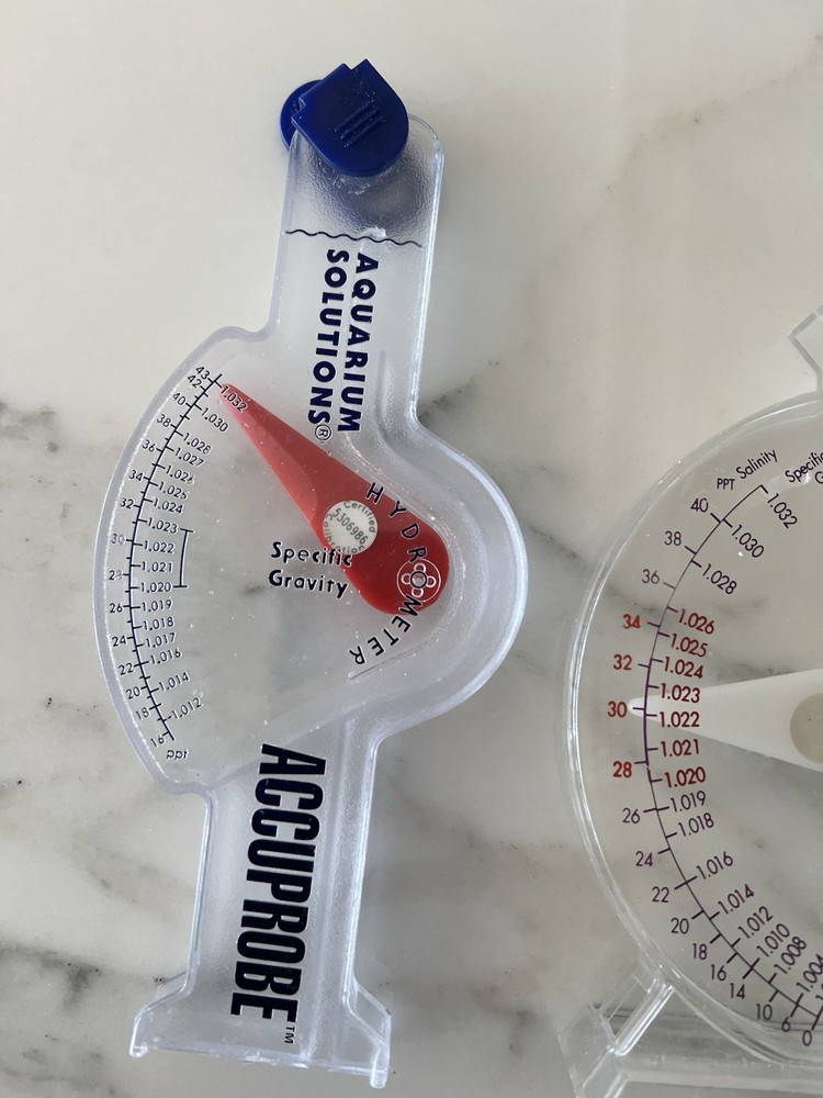 Aquarium Systems Instant Ocean Hydrometer Specific Gravity Meter Fish Salt Water