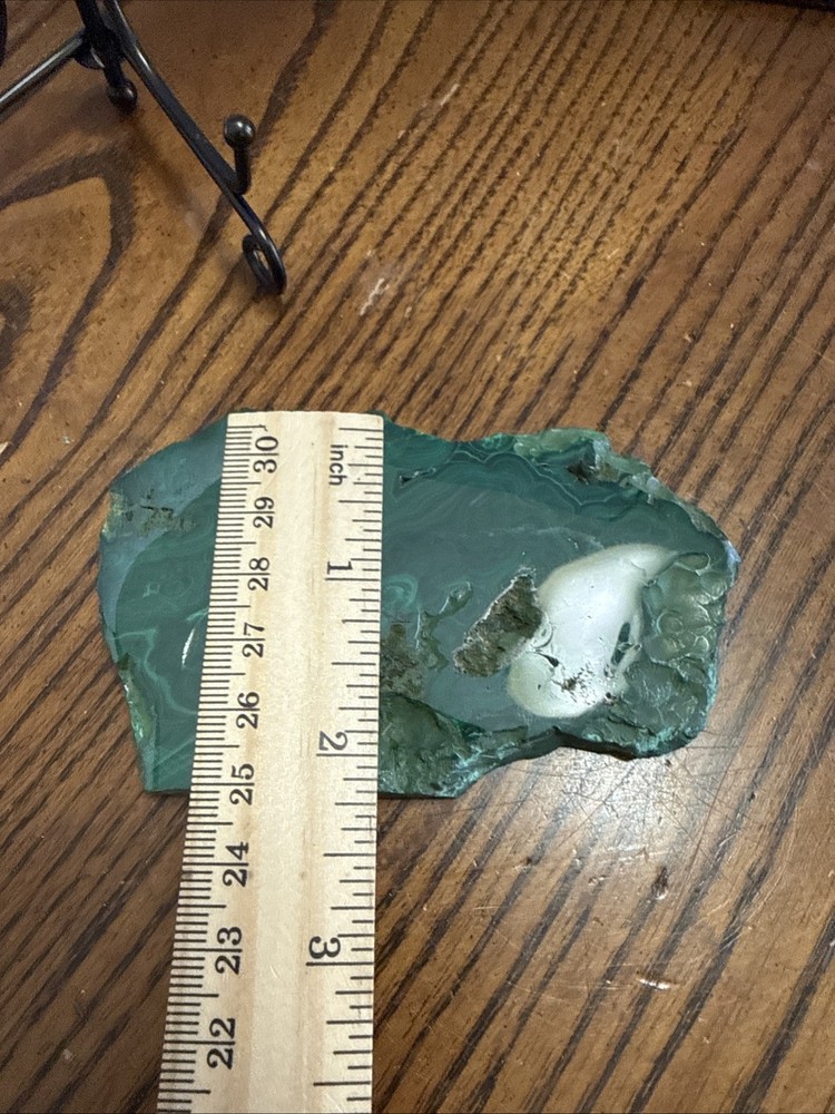Malachite Slab With Stand