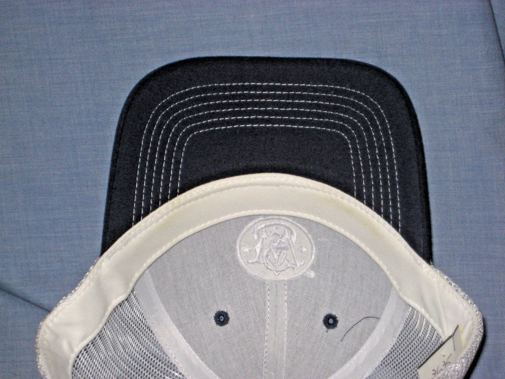 #3635N - SHARP SMITH & WESSON FIREARMS TRUCKER STYLE CAP, HAT - MESH BACK