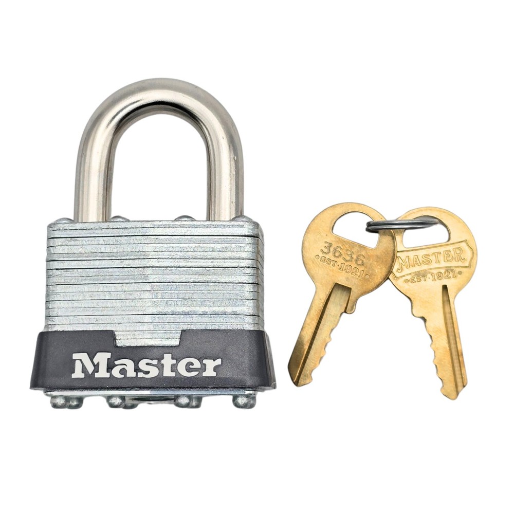 Master Lock 1KA Commercial Padlock 1-3/4" Security System 3636