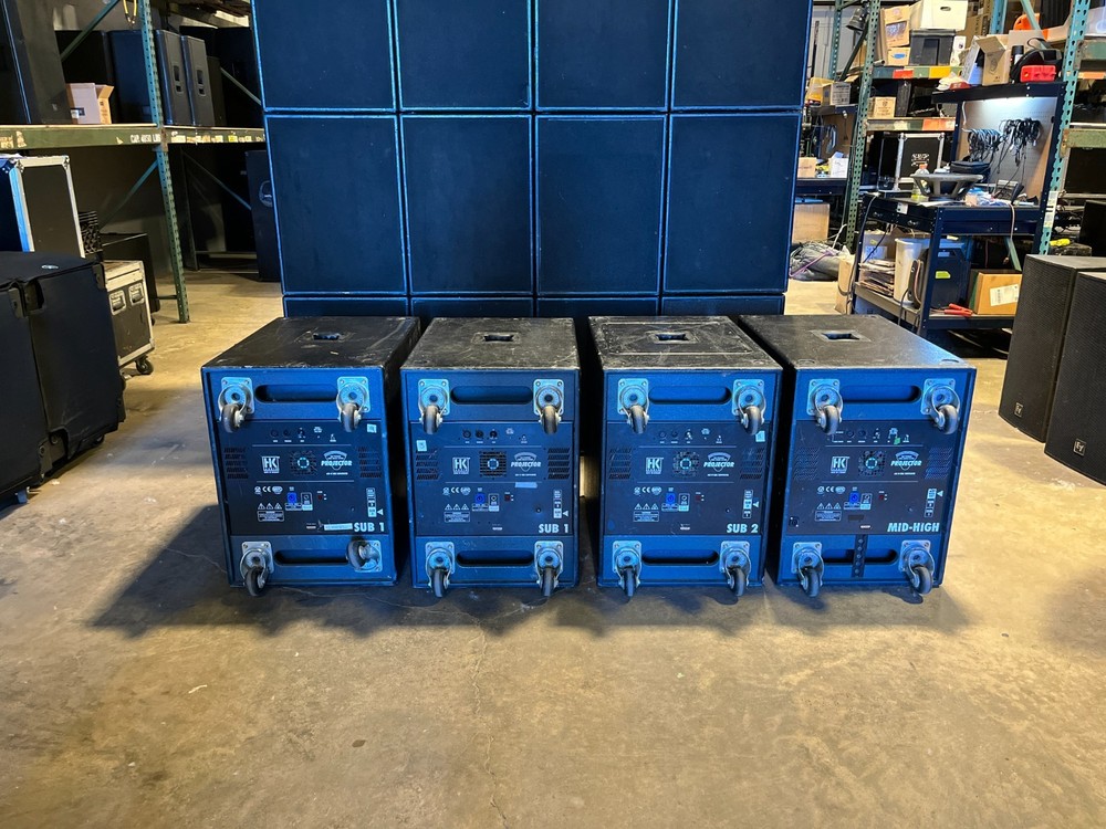 HK Audio Projector PA Speaker System *LOT*