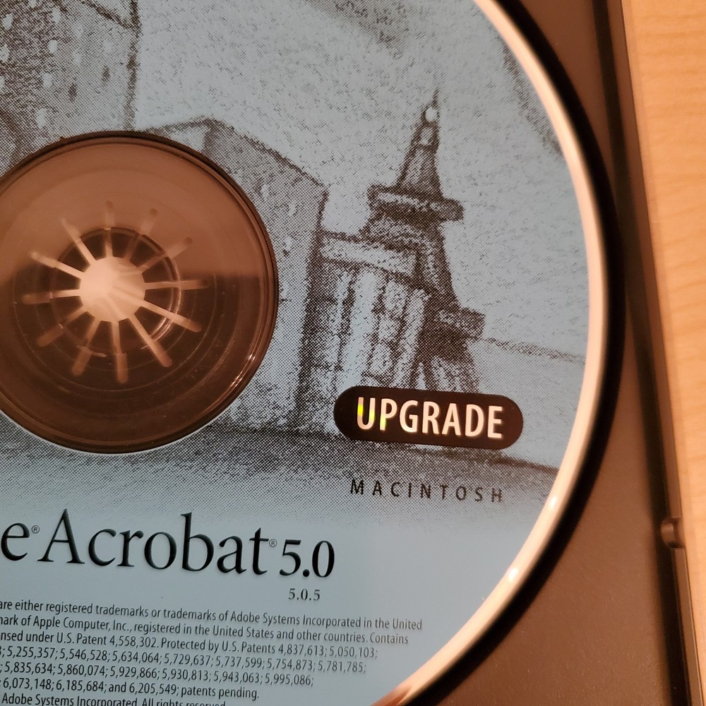 Adobe Acrobat 5.0 Macintosh Upgrade & Full Ver 4.0 Read Description