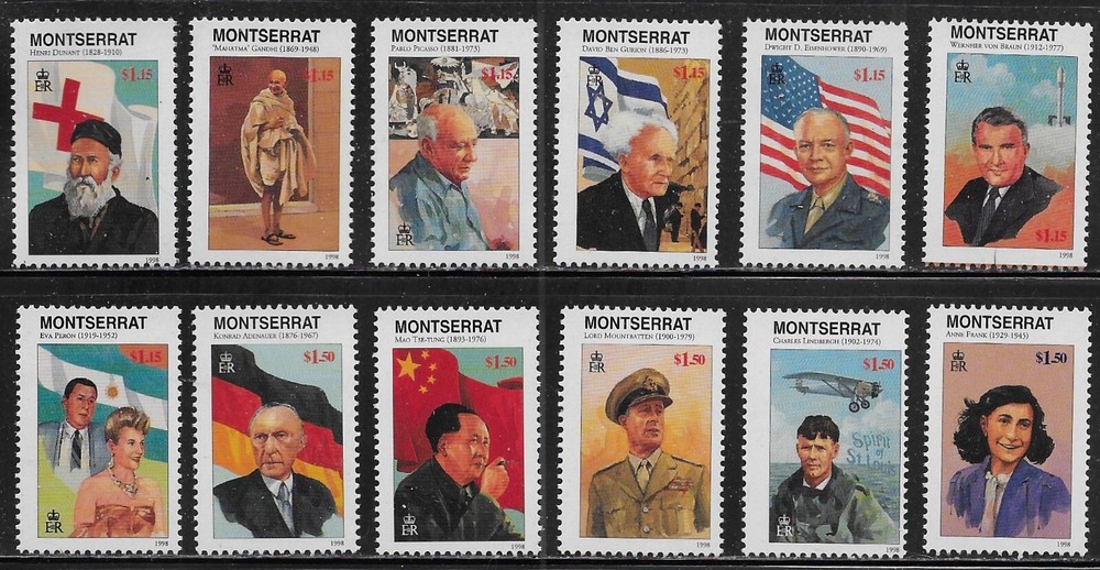 Montserrat Scott #'s 933 - 944 MNH