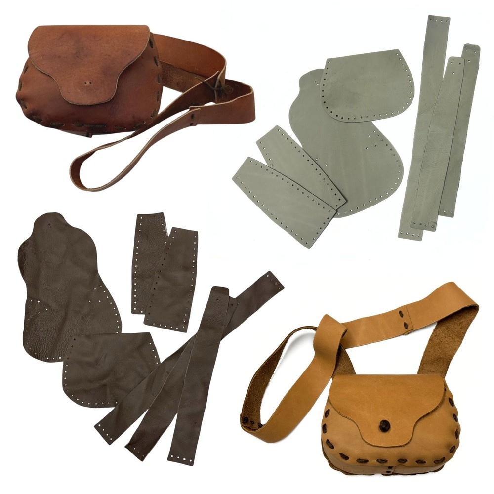 Make Your Own Leather Possible Bag Kit Wilderness Muzzleloader Pouch
