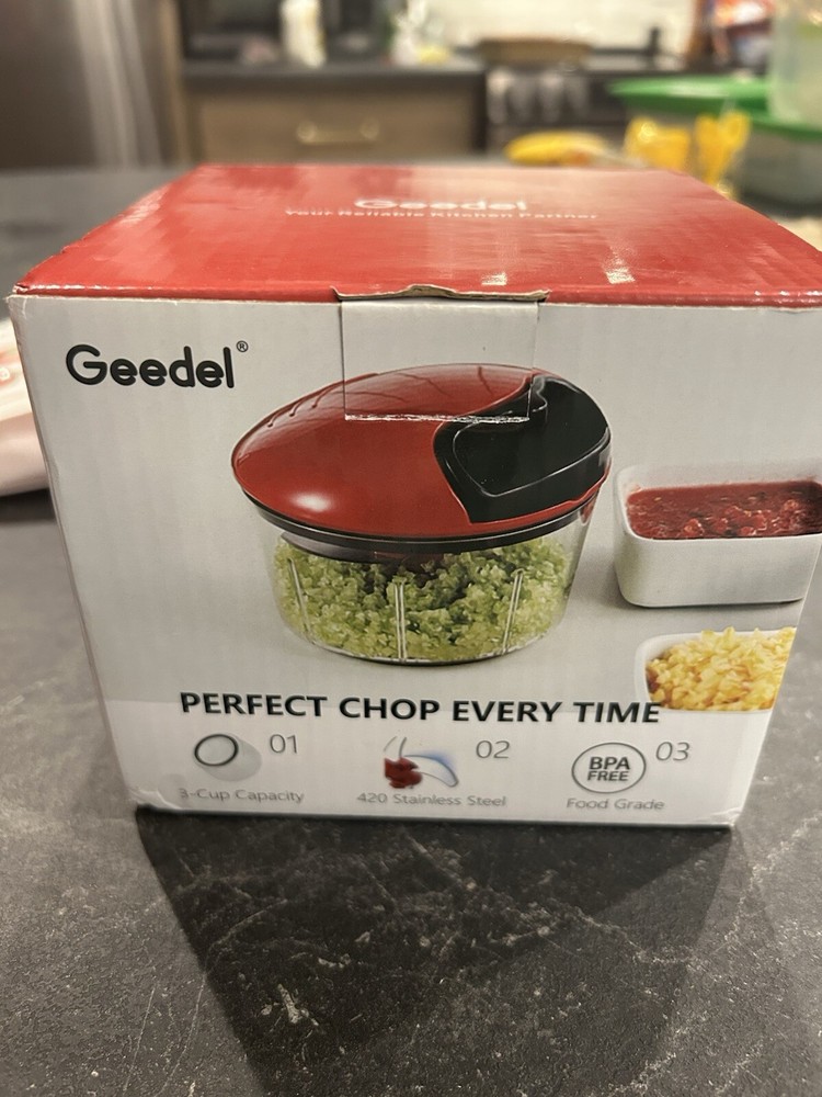 Manual food Chopper hand pull string vegetable cutter portable for garlic ginger