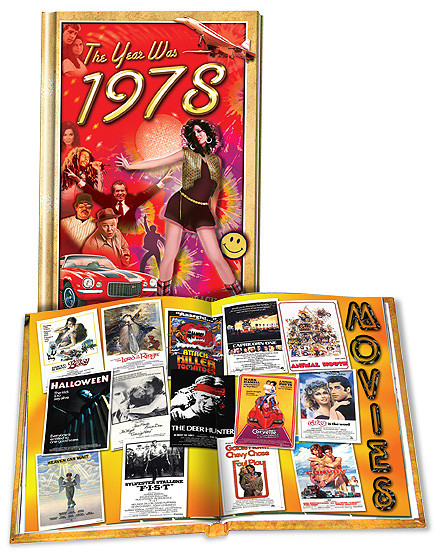 1978 Flickback Mini-Book: Birthday Gift or Anniversary Gift