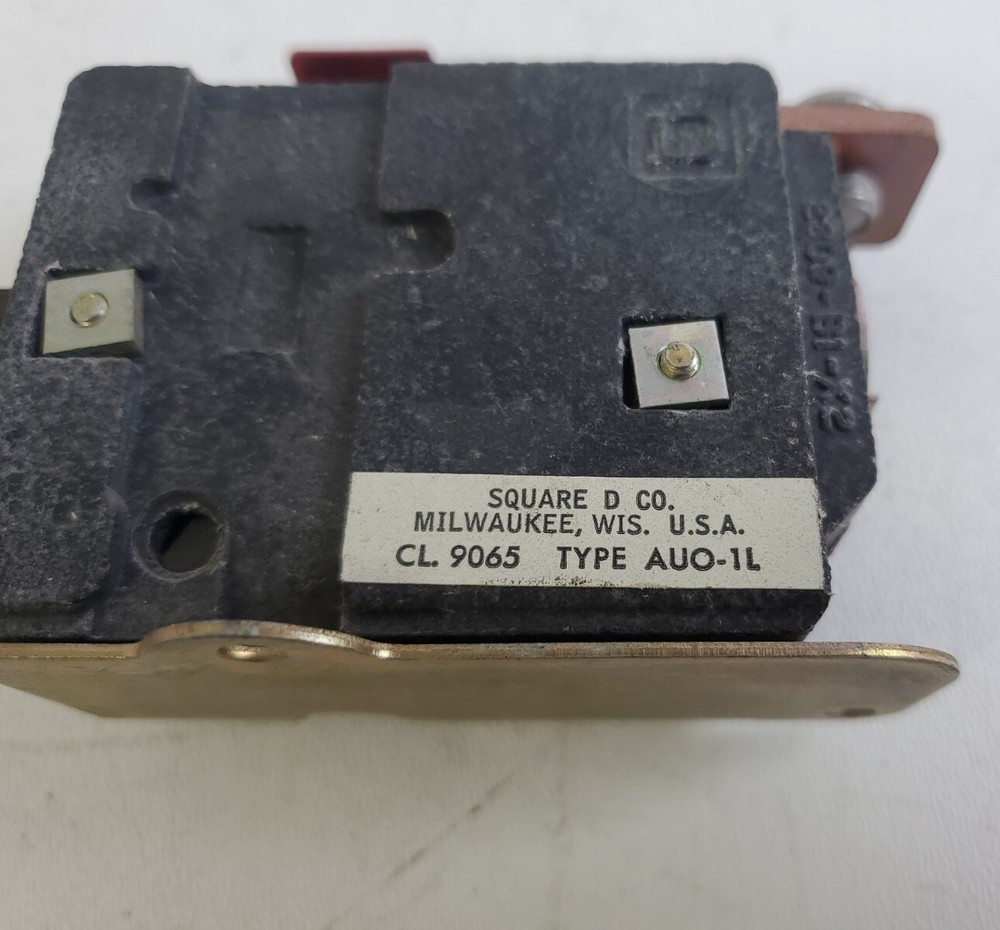 Square D CL9065 Type AUO-1L Overload Relay Switch