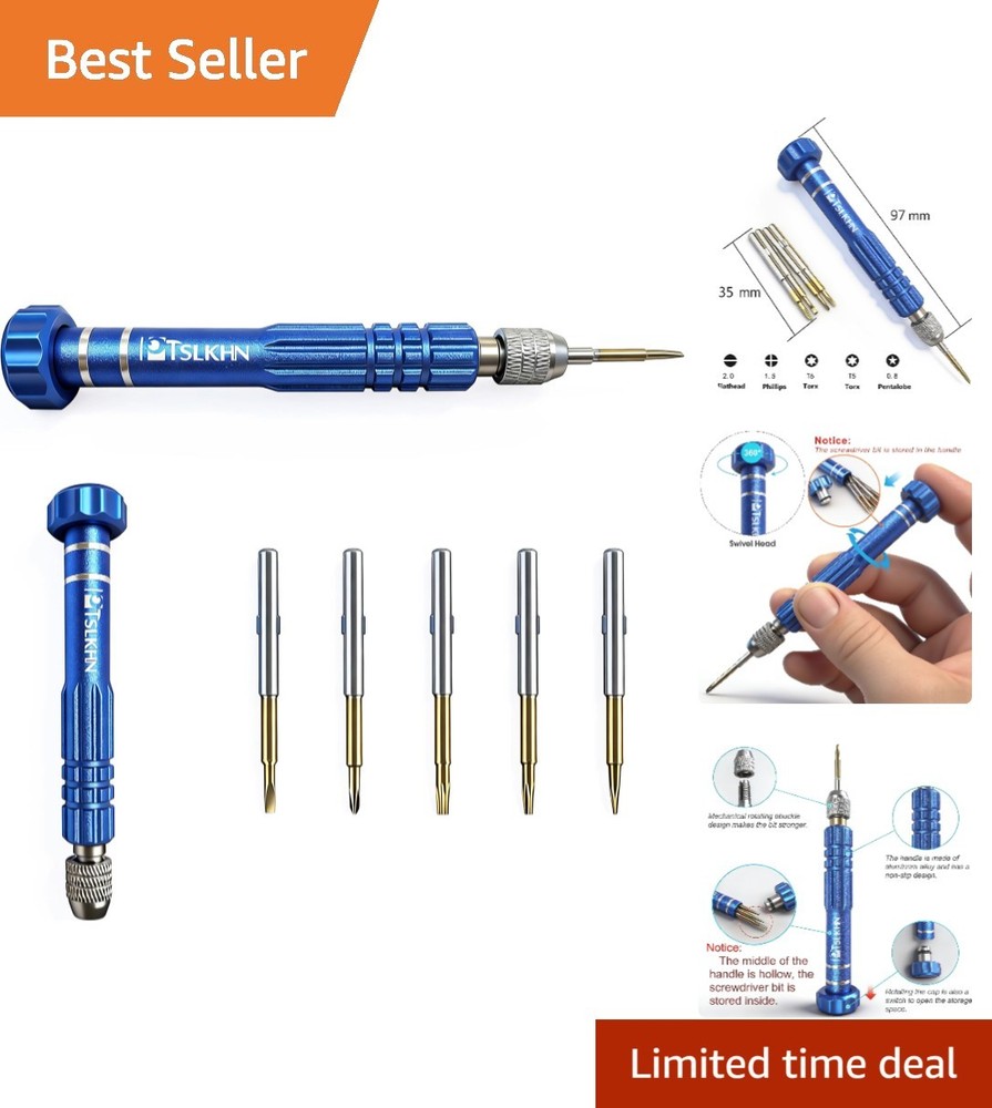 Versatile Mini Screwdriver Set - Lightweight & Sturdy for Eyewear & Electronics