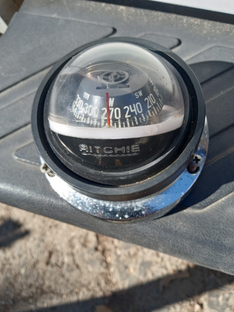 1980,s Ritchie boat compass surface mount