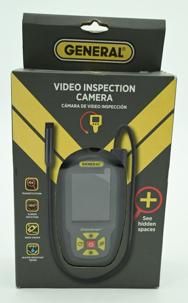 General Tools PCS55 PalmScope Compact Borescope Video Inspection Camera