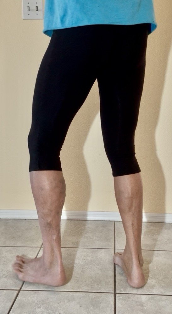 Cotton Spandex Tights 3/4 Legs Medium / Large - Soft, Super-Thin & Stretchy!