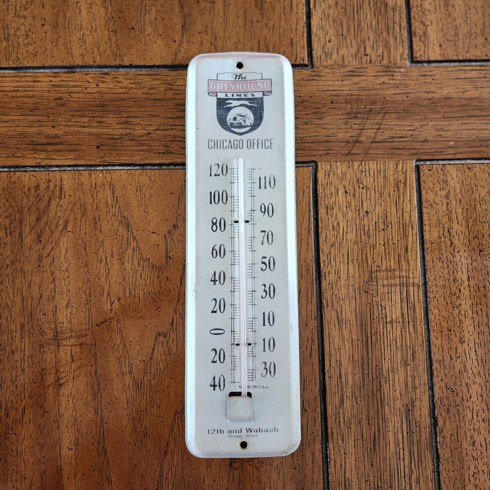 The Greyhound Lines Thermometer Chicago Office, Illinois