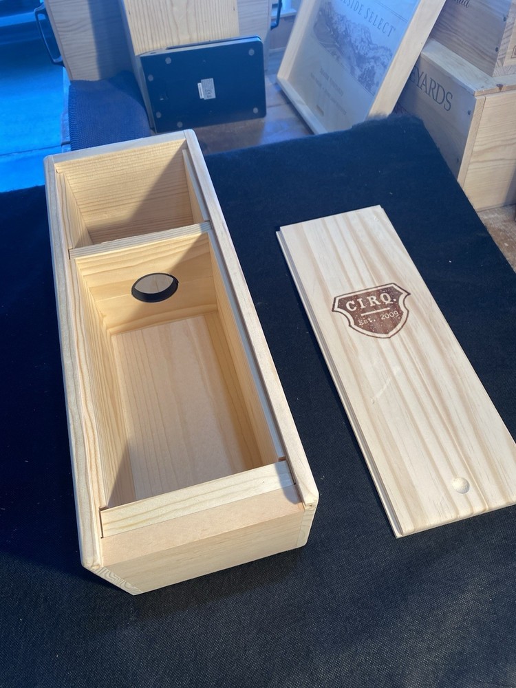 wooden wine box